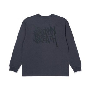 국내매장상품 BROWNBREATH 브라운브레스 롱슬리브 브라운브레스 긴팔티 TAG LONGSLEEVE - CHARCOAL 321302