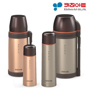 키친아트 라팔 골드메탈 스텐 보온병 보냉병 텀블러 물병, 1200ml, KAVF-A12, 단품