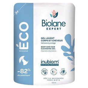 BIOLANE 프랑스 정품 비올란 엑스퍼트 바디 앤 헤어 클렌징 젤 리필 500ml