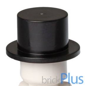 레고 부품 헤드기어 탑햇 Black Minifig Headgea Hat Top Hat 4105175 3878, 1개