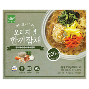 사옹원 바로먹는 한끼잡채 오리지널 210g