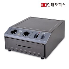 현대오피스 페이퍼프랜드 수제금고 C-505 슬라이딩 삼중잠금 캐쉬박스 금전함, 단품