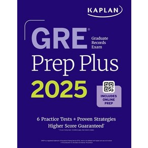 (영문도서) GRE Pep Plus 2025 Papeback, Kaplan Publishing, English, 9781506293899