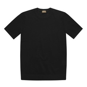 [파크랜드]오스틴리드 24S/S 남자 블랙 솔리드 라운드 데일리 니트 티셔츠 AWR24655 NC울산뉴코아