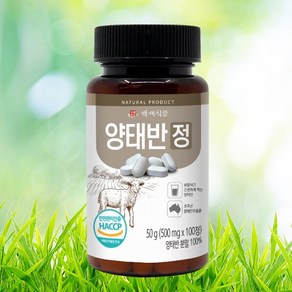 양태반 정 호주산 발효 양태반 추출물 복합물 500mg 100정, 2개