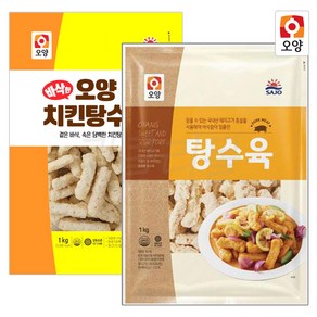 사조오양 치킨 탕수육 1kg+탕수육 1kg