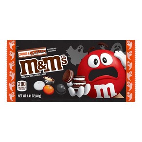 M&M's 엠앤엠 할로윈 엠엔엠 쿠키엔 스크림 초콜릿 크림맛 40g Cookies Sceem Chocolate, 1개