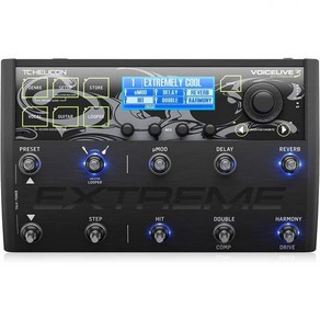 TC Helicon Voicelive 3 Extreme 독보적인 보컬 및 기타 이펙트 퍼포먼스 플로어 페달 백킹 트랙 루프 자동화 오디오 녹음 기능 포함