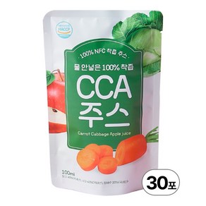 물넣지않은 100% 국내산 무첨가 진짜 CCA주스 착즙 까주스, 30개, 100ml
