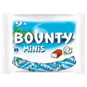 바운티 Bounty 미니 코코넛 초콜릿 바, 1개, 275g