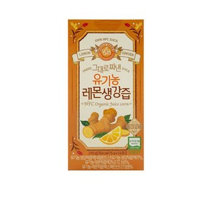 홀베리 그대로 짜낸 유기농 레몬생강즙 15g x 14포, 210g, 1개