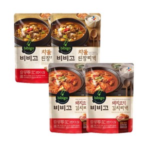 비비고 돼지고기김치찌개 460g 2p + 차돌된장찌개, 1.84kg, 1세트