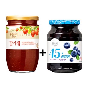 복음자리 딸기잼 500g / 45도 블루베리잼 350g 세트, 1개