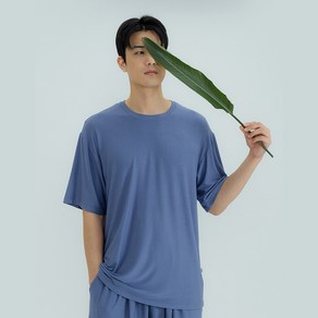 이너쿠키 시원한 여름 모달 잠옷 남자 여자 홈웨어 커플 파자마 세트