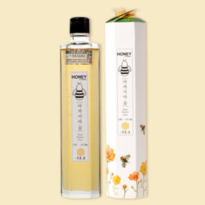 -23.5 꽃꿀 단품 500g 100%국산 벌꿀 아카시아꿀 야생화꿀 밤꿀 피나무꿀 때죽나무꿀 병꿀, 아카시아 / 쇼핑백: 추가 안함, 1개