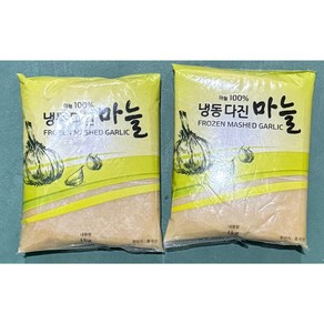 냉동 다진마늘 냉동마늘 1kg (중국산), 2개