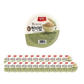 양반 현미밥, 130g, 24개