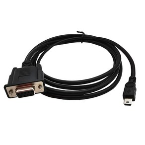 RS232 1.8m 미니 USB2.0 수컷 ~ RS232 DB9 9 PIN 여성 어댑터 확장, 1개