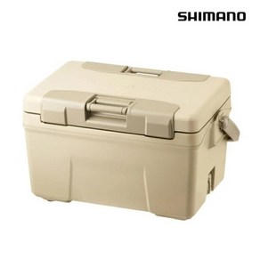 시마노 바실랜드 쿨러 / SHIMANO / 듀얼 오픈 시스템 뚜껑 / 원 액션 개폐, VL 샌드베이지, 32L