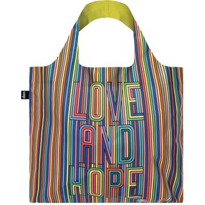 LOQI 로키 에코 백 SW.LH STEVEN WILSON STUDIO Love & Hope Recycled Bag 약 폭 50x세로 42cm