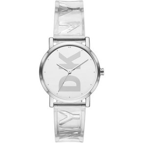 DKNY 여성 소호 34mm 스테인리스 스틸 쿼츠 드레스 시계 445609