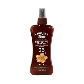 Hawaiian Topic 하와이안 트로픽 선스크린 SPF 25 8온스 1병, 1개, 236ml