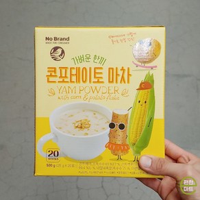 노브랜드 콘포테이토마차 25g X 20개입, 20개, 1개