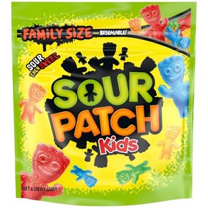 사탕 신맛 SOUR PATCH 부드럽고 쫄깃한 캔디 패밀리 사이즈 1.8lb