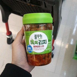 풀무원 톡톡 썰은 김치 통 400g, 1개