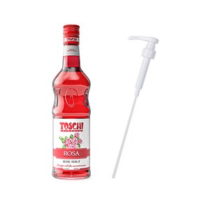 토스키 로즈 시럽 펌프세트 1000ml TOSCHI 장미, 1개, 1L