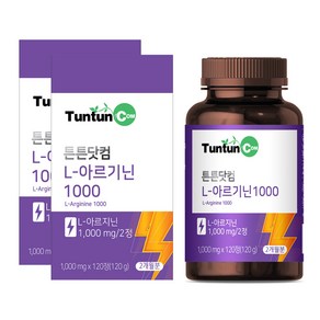 튼튼닷컴 L-아르기닌 1000 [2개월분] x 2개, 120정, 1개