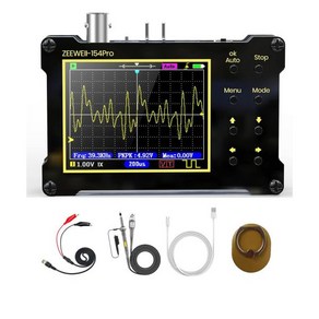 휴대용 오실로스코프 신호 생성기 2-in 1 154 Po 2.4 인치 디지털 자동차용 키트 40MSa/s 링 속도 18MHz 대역폭 0-500KHz 조절식