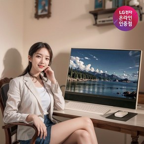 [한컴오피스증정] LG전자 일체형PC 27인치 12세대 i7 QHD 사무용 학생용 데스크탑 올인원PC 윈도우11 27V70Q-GA70K, 기본제품, 선택없음, 선택없음