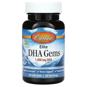 칼슨 Calson Elite DHA Gems 1000mg 소프트젤 30정, 1개