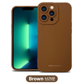 페블 아이폰13미니 전용 iPhone13 Mini 무지 심플컬러 실리콘 젤리 휴대폰 케이스