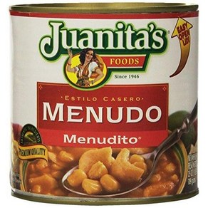 Juanita's MENUDO Menudito 25oz (2 Cans) Juanita's MENUDO 메뉴디토 25온스(2캔), 1개, 708g