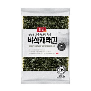 양반 바삭재래 김, 20g, 30개