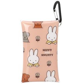 미피 클리어 파우치 카라비너 파우치 클리어 멀티 S 여성 여행 학생 캐릭터 miffy0014 MIFFY and SNUFFYDBM1915