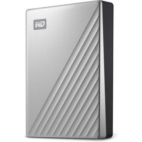 웨스턴 디지털 5TB My Passpot Ulta Blue 휴대용 외장 하드 드라이브 HDD USBC USB 3.1 호환, Silve, 1TB_PC  HDD