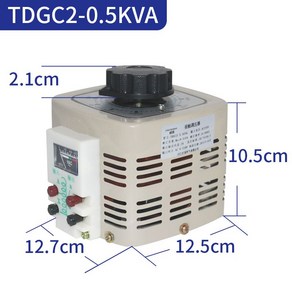 소형 도란스 가정용 220v 변압기 다운트랜스 DC, 500W, 디지털 시계 0-250V 조절 가능, 1개