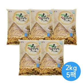 지리산 산청 굳지않는 빙수인절미 빙수떡 2키로 콩알사이즈, 2kg, 5개