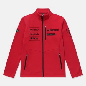 [데상트] 자켓 KQF SO423SFTO1-RED 2023 SWISS SKI FLEECE JACKET / RED