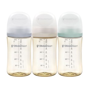 더블하트 모유실감 3세대 트리플팩 240ml(모먼트), 혼합색상, 240ml, 3개