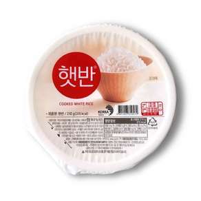 햇반 백미밥 210g 중간공기, 48개