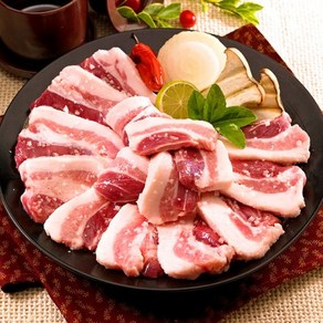 제주 흑돼지 돔베구이 1kg 2kg, 보쌈용, 2개