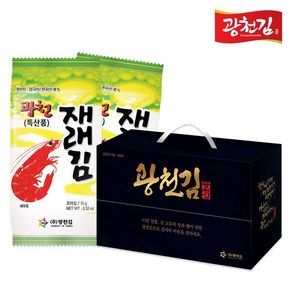 [광천김] 광천 재래김 새우 식탁김 선물세트 15g X 30봉, 1세트