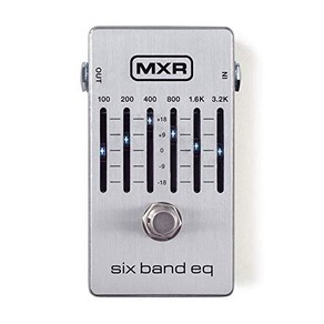 MXR 이펙터 M109S 6 Band EQ 6 밴드 이퀄라이저, 1개