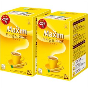 맥심 모카골드 마일드 커피믹스, 12g, 180개입, 2개