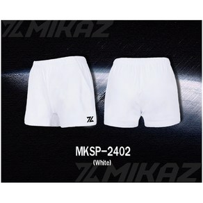 미카즈 반바지 2024SS MKSP-2402 WH 남여 배드민턴 반바지 오남스포츠