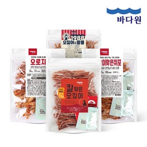 [바다원] BEST 칼맞은 오징어 시리즈 4종 2봉, 1.칼맞은오징어250g 2봉, 2개